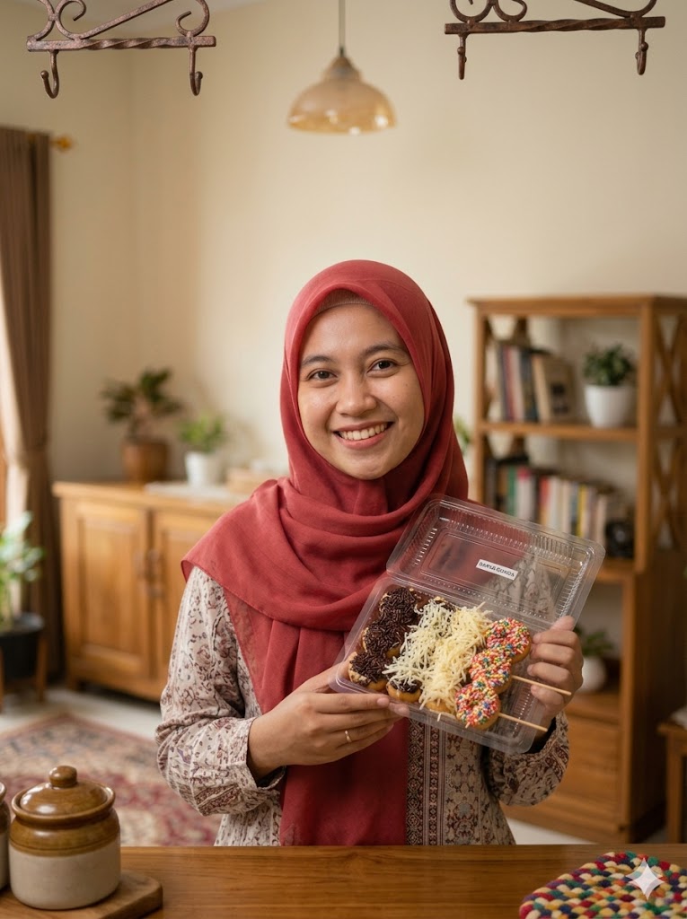Paket Donat Sate isi 3